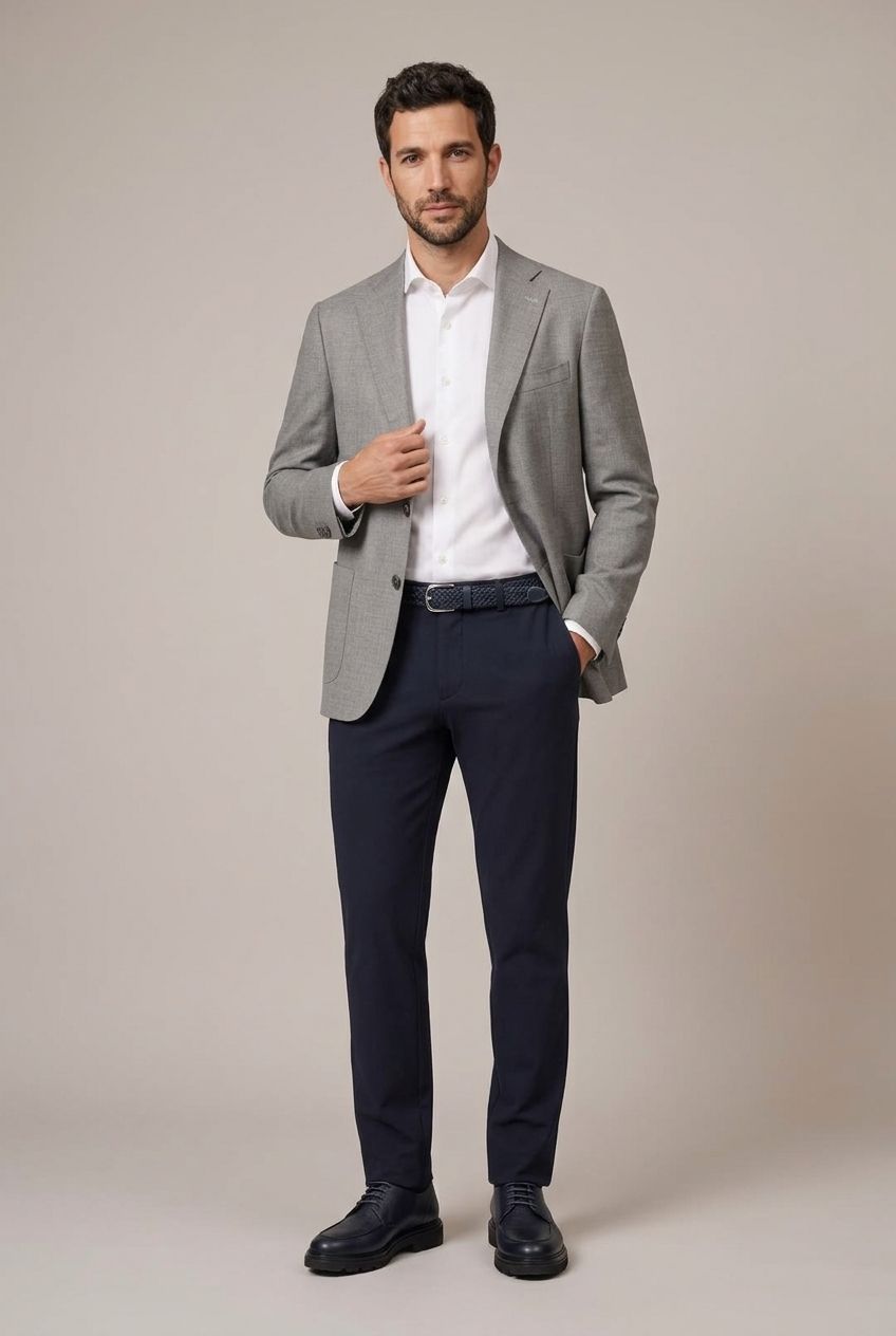 Gri Kareli Blazer, görsel 12