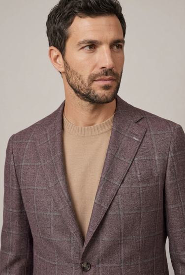 Mürdüm Kareli Blazer